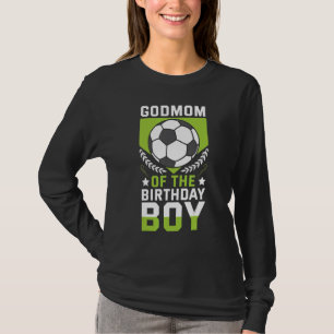 Camiseta Madrasta Do Aniversário Do Jogador De Futebol