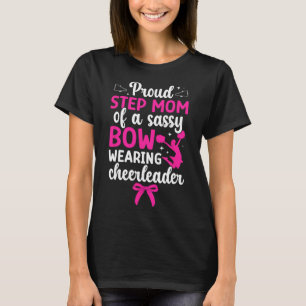 Camiseta Madrasta Orgulhosa De Uma Cheerleader Madrasta Che