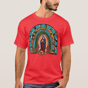 Camiseta Madre Our Lady Virgen de Guadalupe Abuela Meican R