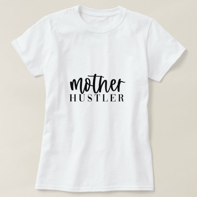 Camiseta "Madre x Hustler" feminina (Frente do Design)