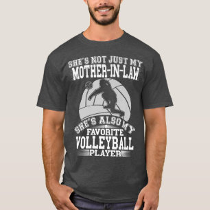 Camiseta MadreInLaw É O Meu Esportes Favorito De Voleibol