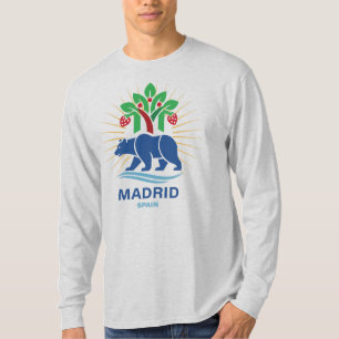 Camiseta Madrid Espanha Europa
