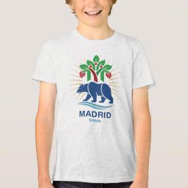 Camiseta Madrid Espanha Europa