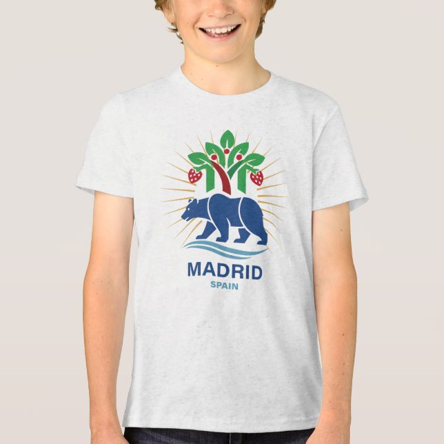 Camiseta Madrid Espanha Europa (Frente)