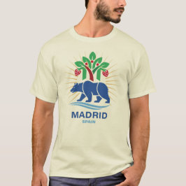 Camiseta Madrid Espanha Europa