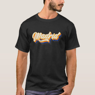 Camiseta Madrid Espanha vintage style