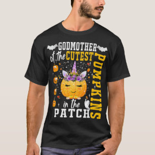 Camiseta Madrinha Bonita Do Halloween Dos Pumpkins Mais Cut
