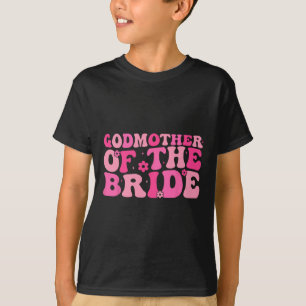 Camiseta Madrinha Da Família Da Festa de casamento