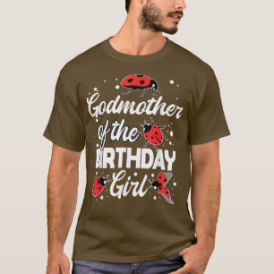 Camiseta Madrinha Da Garota De Aniversário, Damybug, Celebr