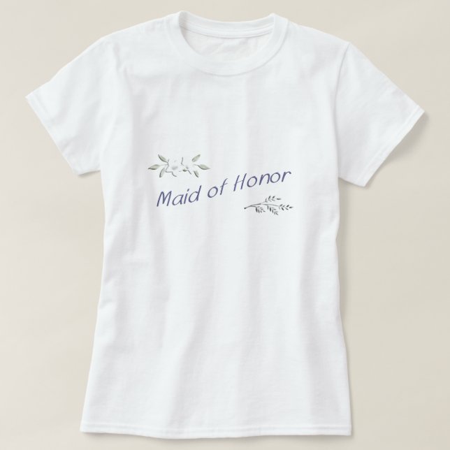 Camiseta Madrinha de casamento Comfy (Frente do Design)