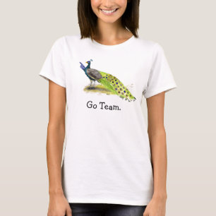 Camiseta Madrinha de casamento de Casamento de Peacock