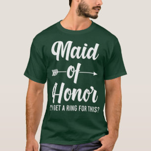 Camiseta Madrinha de casamento de Mens, tenho um anel para