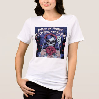CAMISETA MADRINHA DE CASAMENTO LINDA E CORAJOSA