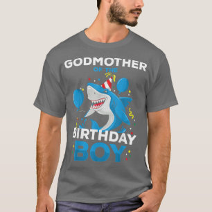 Camiseta Madrinha do Aniversário do Oceano Tubarão