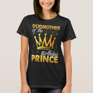 Camiseta Madrinha Do Aniversário Príncipe Boys Filho