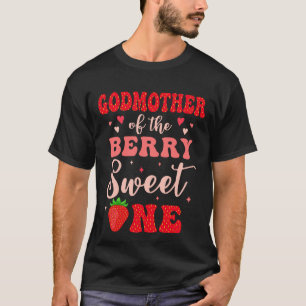 Camiseta Madrinha Do Berry Sweet One Strawberry 1rua Bi
