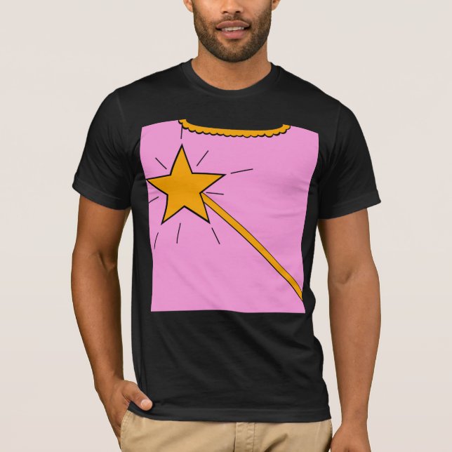 Camiseta Madrinha feericamente com o T mágico do traje da (Frente)
