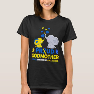 Camiseta Madrinha Orgulhosa Arte de Conscientização da Sínd