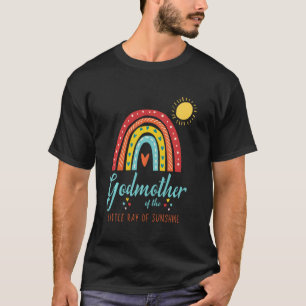 Camiseta Madrinha Pequeno Raio De Aniversário Da Luz Do Sol
