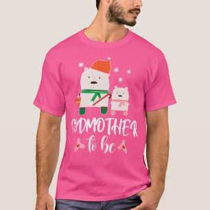 Camiseta Madrinha Ser Polar Ursa Chá de fraldas De Natal G