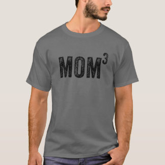 Camiseta Mãe3 Mãe Cortou Mãe De Três Dias de as mães Mamãe 