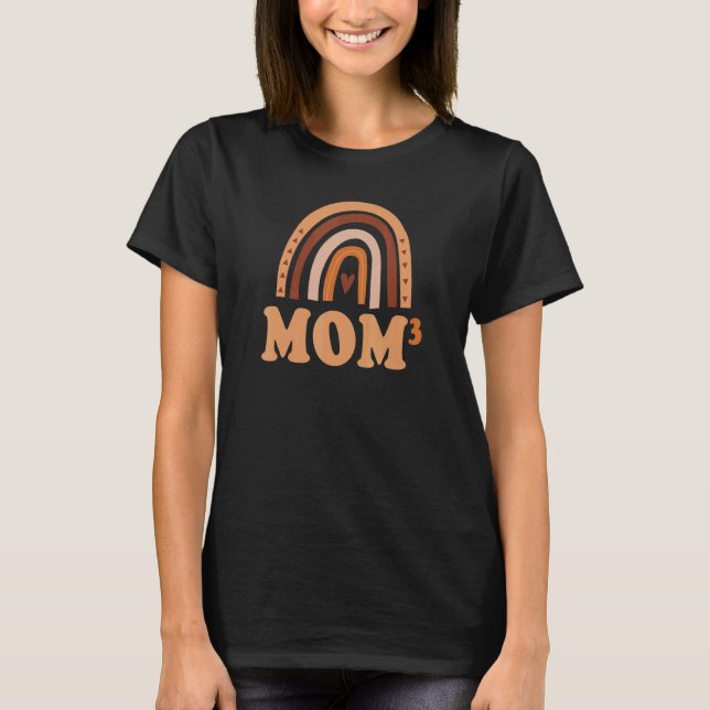 Camiseta Mãe3 Mãe De 3 Mãe De 3 Boh Arco Boêmico Boh (Frente)