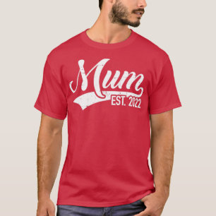 Camiseta Mãe 2022 para anúncio de gravidez