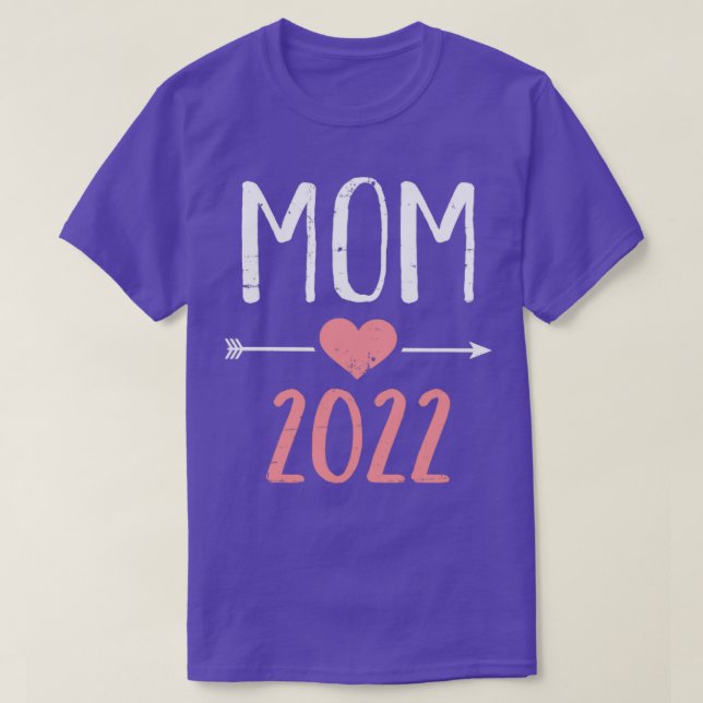Camiseta Mãe 2022 para o anúncio da gravidez2 (Frente do Design)
