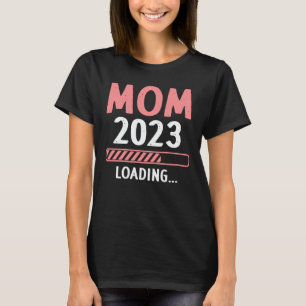 Camiseta Mãe 2023 Carregando Futuro Engraçado Nova Mãe Para