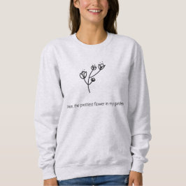 Camiseta Mãe a Flor Mais Bonita (Tipografia Preta)