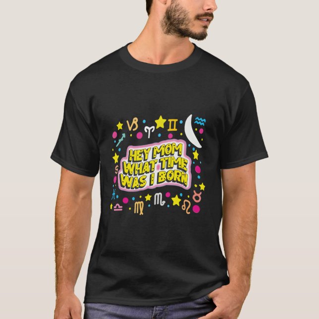 Camiseta Mãe, A Hora Era Nascer (Frente)