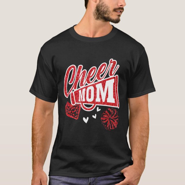 Camiseta Mãe, A Maior Impressão Fã Leopardo E Pom (Frente)