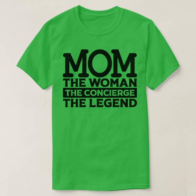 Camiseta Mãe A Mulher O Concierge O1 (Frente do Design)