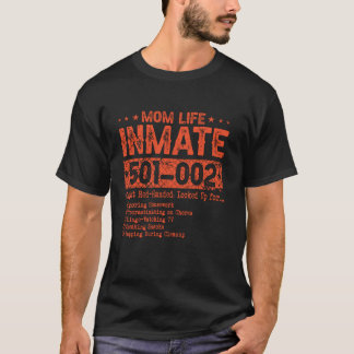 Camiseta Mãe A Prisonista Da Vida Prende-Se Encantada Engra