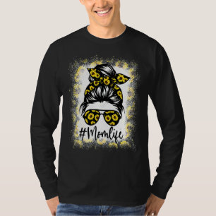 Camiseta Mãe A Vida Sangrou A Mãe A Vida Do Girassol