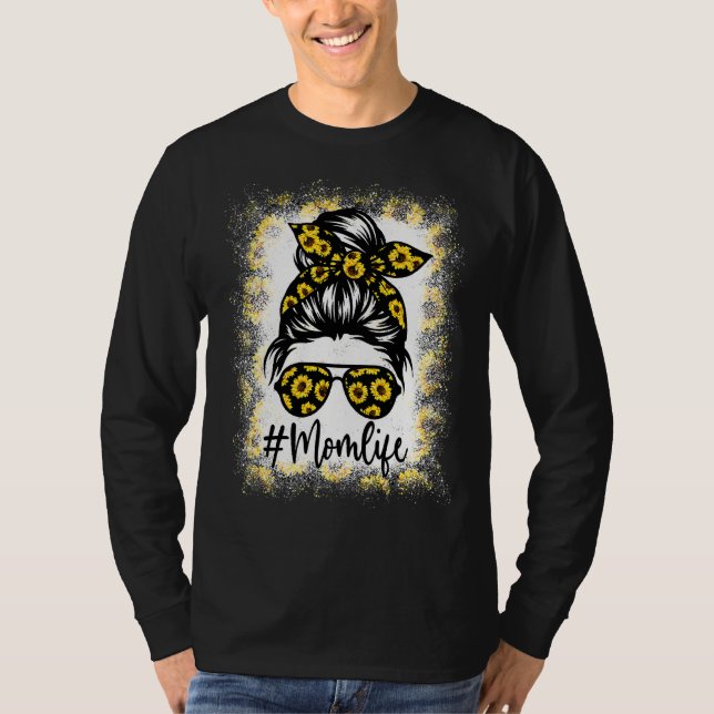 Camiseta Mãe A Vida Sangrou A Mãe A Vida Do Girassol (Frente)