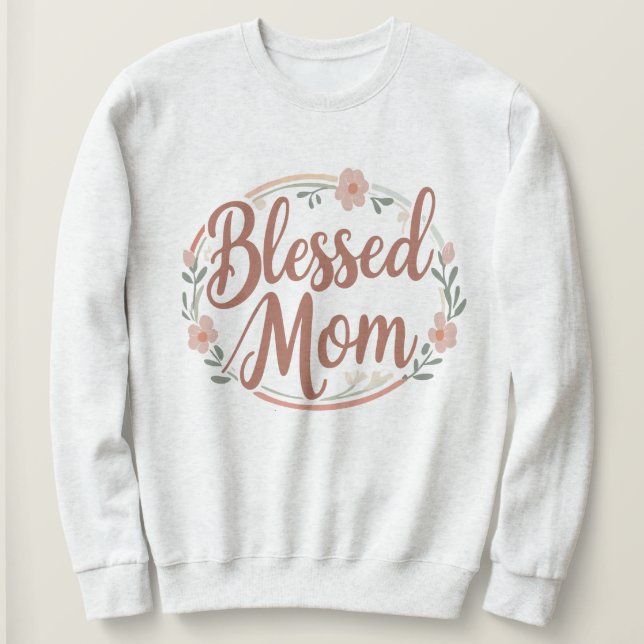 Camiseta Mãe abençoada (Frente do Design)