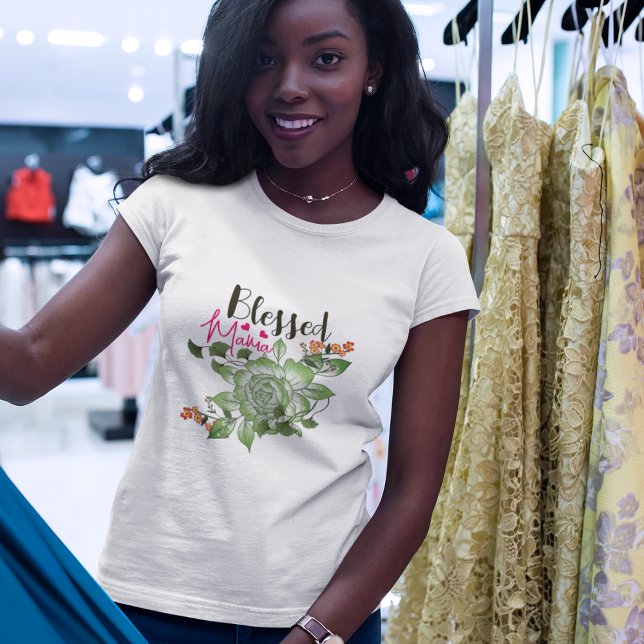 Camiseta Mãe abençoada (Blessed Mama)