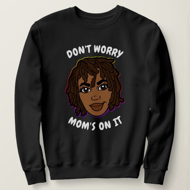Camiseta Mãe afro-americana (Frente do Design)