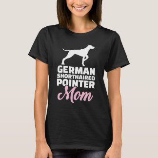Camiseta Mãe alemã de ponteiro de baixo