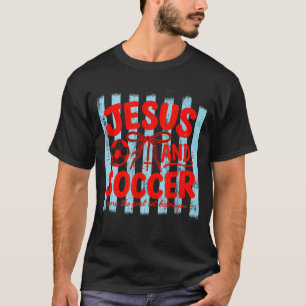 Camiseta Mãe amante de Jesus e futebol fé religiosa listras