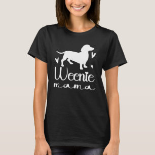 Camiseta Mãe Amorosa de Dachshund Cachorro Fofo Mãe Engraça