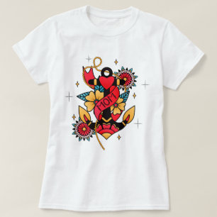 Camiseta Mãe, Anchor Decorativo "tatuagem"