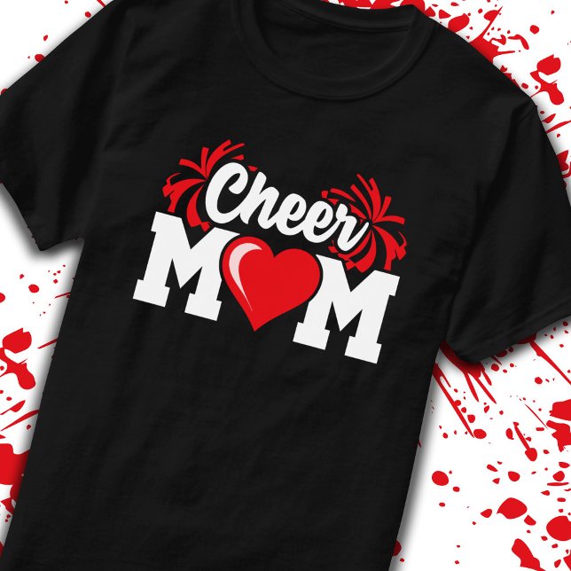 Camiseta Mãe animada - Cheerleader Segundo grau - Líder de  (Criador carregado)