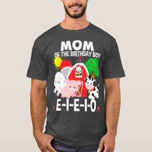 Camiseta Mãe Aniversário Garoto Antigo Festa de aniversá