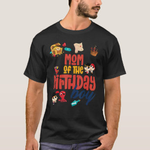 Camiseta Mãe, Aniversário, Garoto Pirata, Festa de aniversá