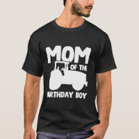Mãe Aniversário Garoto Trator Fazenda Festa Mãe