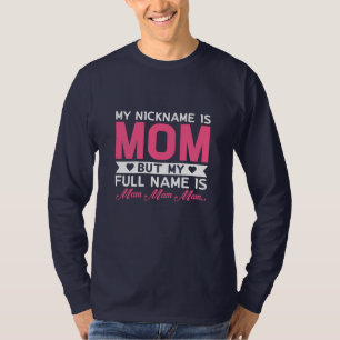 Camiseta Mãe Arte Minha Apelido É Mãe