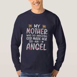 Camiseta Mãe Arte Minha Mãe Um Anjo