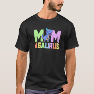 Camiseta Mãe Asaurus Festa de aniversário Dinossauro Corres